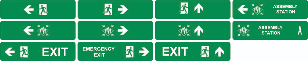 marine led escape sign